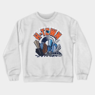 H-TOWN music Crewneck Sweatshirt